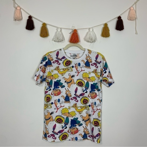 Nickelodeon Tops - Nickelodeon 90s Cartoon Characters Graphic T-Shirt Size Small
